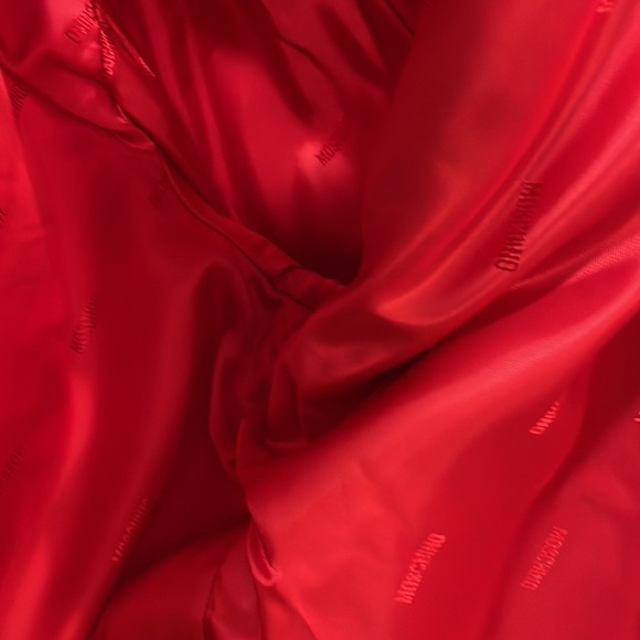 Moschino Couture Red Circus Gold Bones Bomber Jacket - Picture 13 of 15